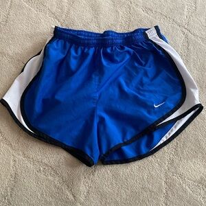Blue Nike shorts